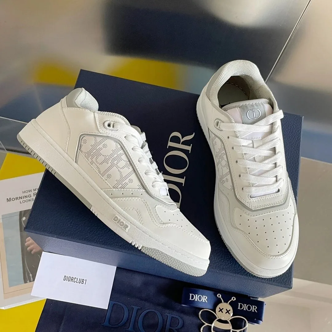Dior B27 Black White Low Sneakers — Photo 13