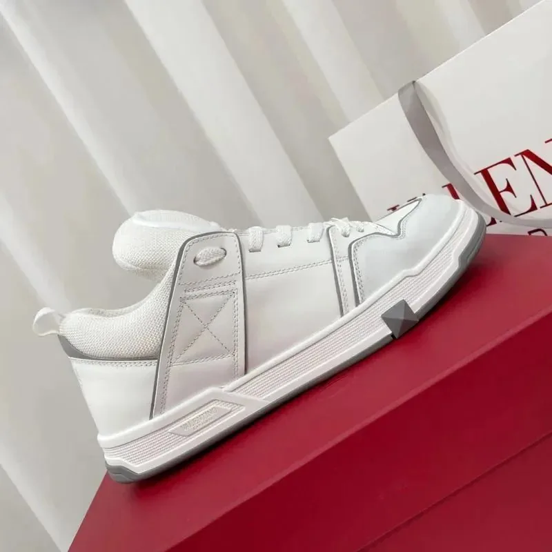 Valentino White Basic Trainers — Photo 2