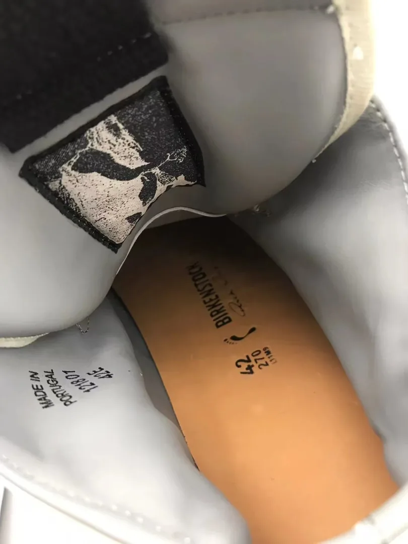 Rick Owens Cream RO BR High-Top Sneakers — Photo 8