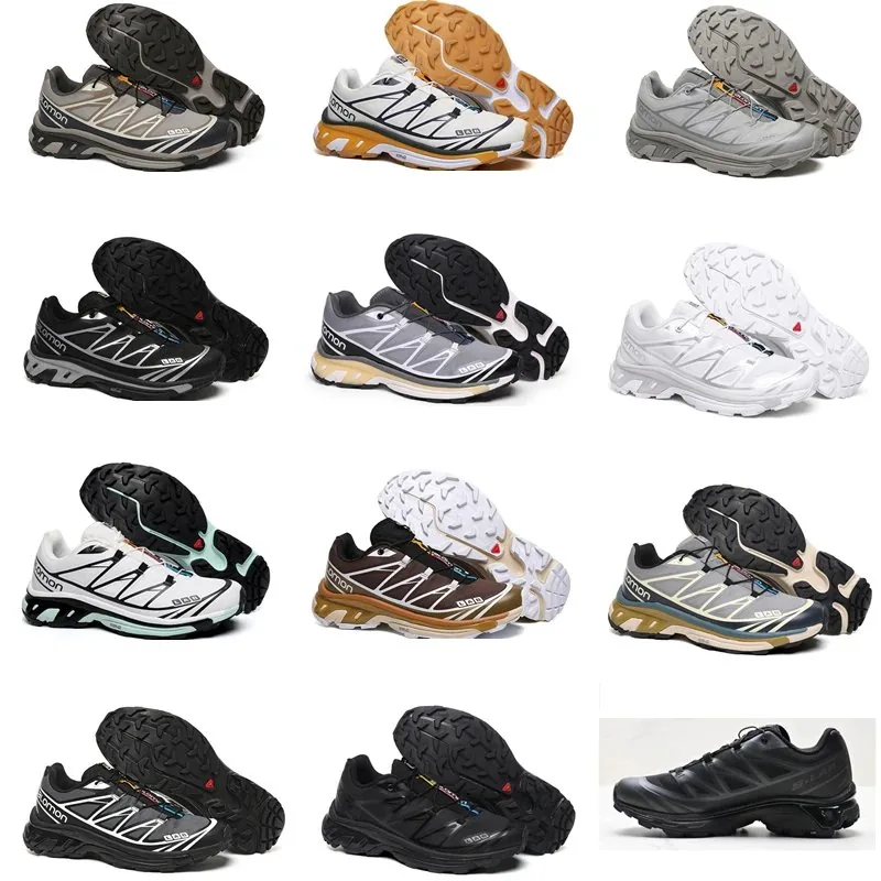 Salomon XT-6 Grey Lightweight Hiking Shoes