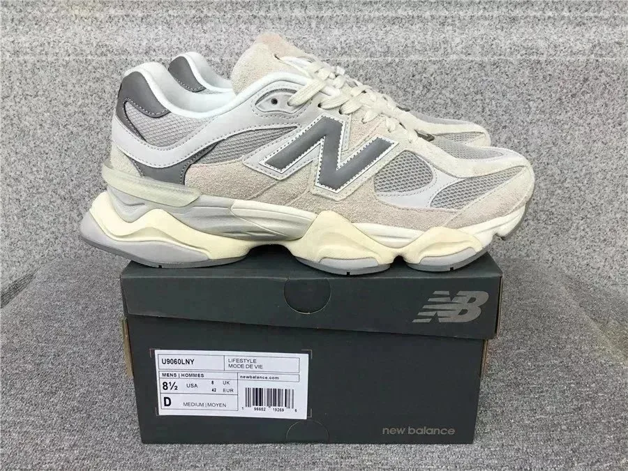New Balance NB 9060 White Low-Top Sneakers — Photo 7