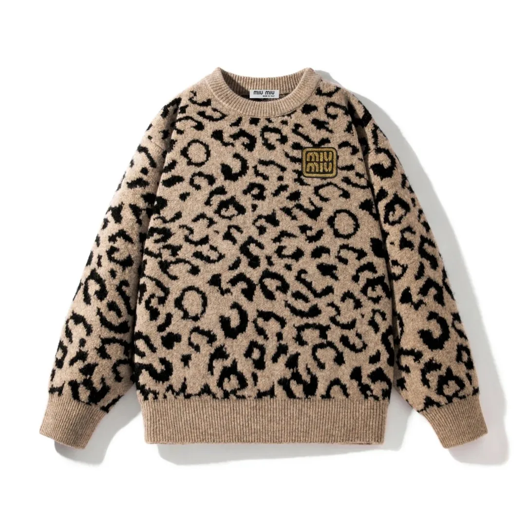 Double Jacquard Crewneck Sweater — Photo 9