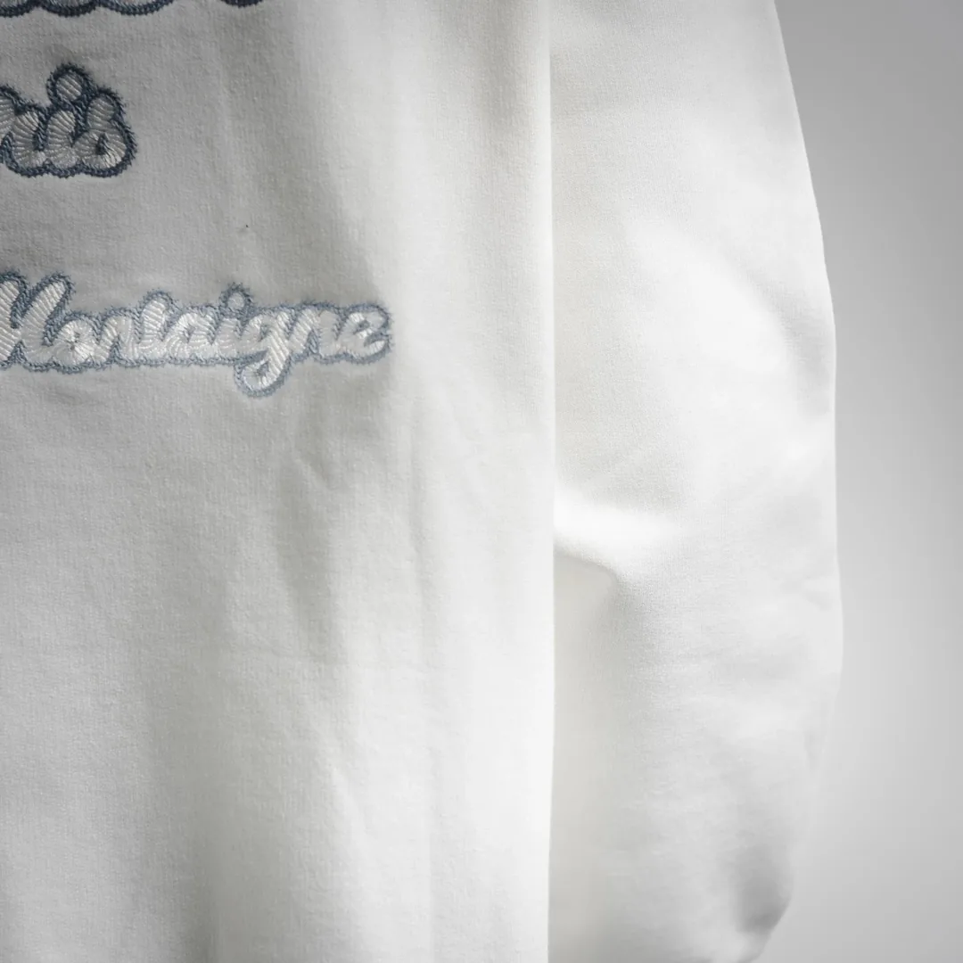 Signature Script Embroidered Hoodie — photo 4