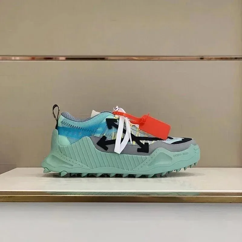 Off-White Odsy-1000 Color-Block Platform Low-Top Dad Shoes — Photo 8