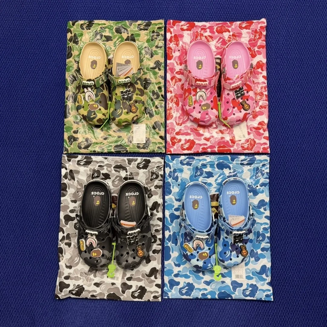 Crocs Collab Four-Color Clogs — QC