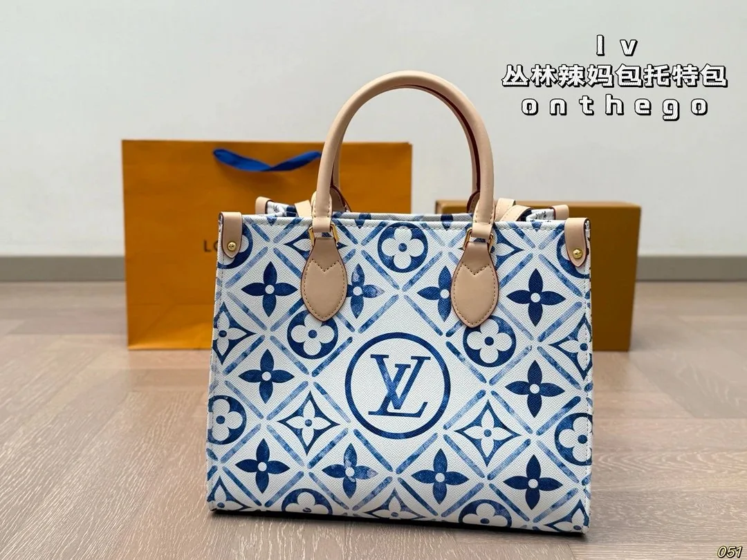 Louis Vuitton OnTheGo Leather Tote — QC