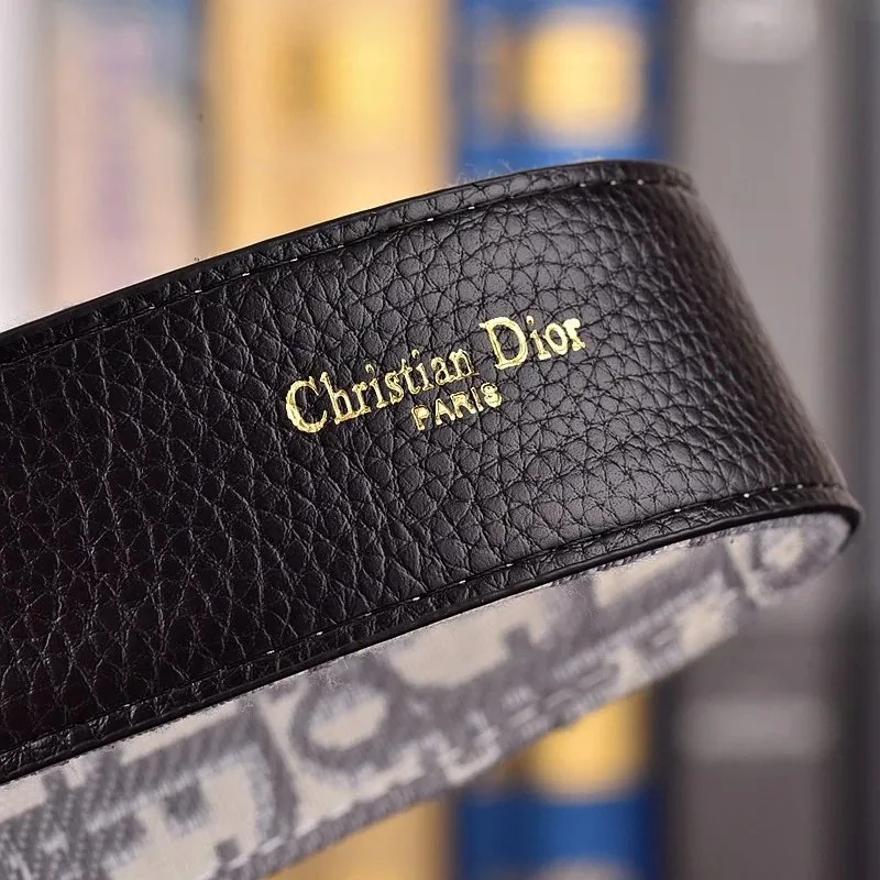 Men's Canvas Leather Letter Belt — Photo 5