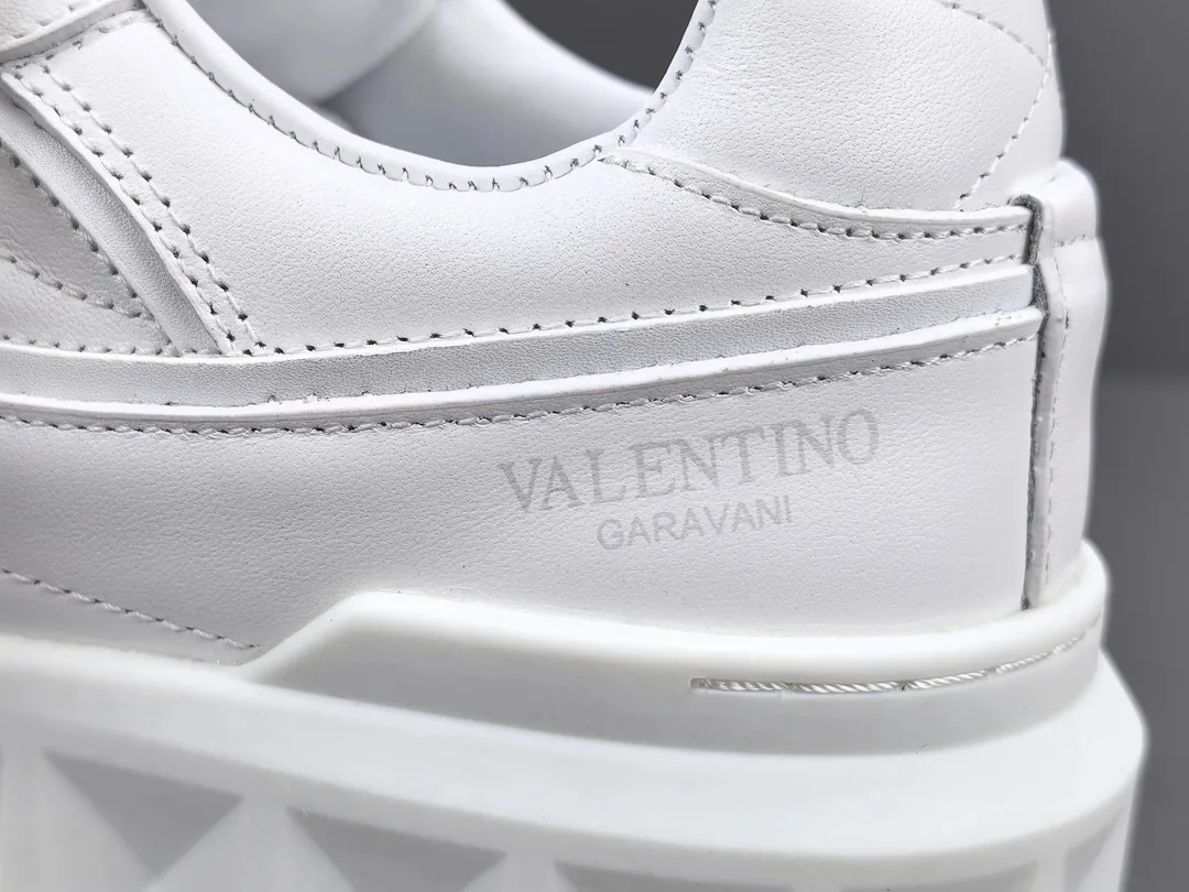 Valentino Black White Stud Sneakers — photo 10