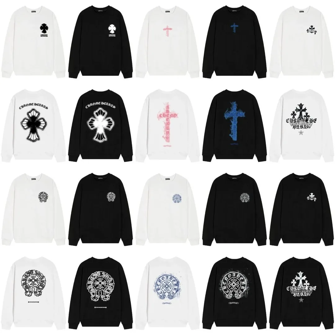 Cross Print Crewneck Sweatshirt — Photo 2