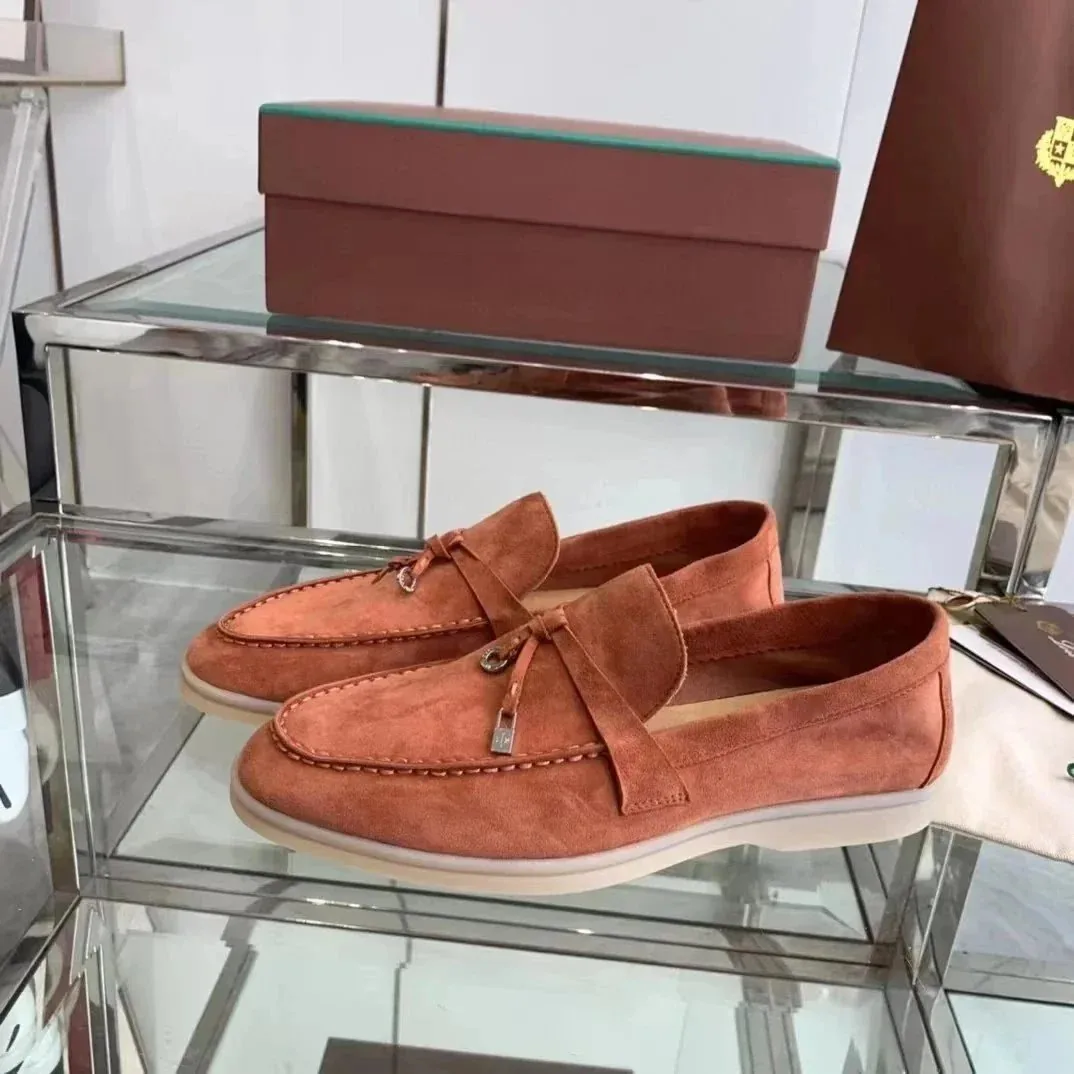 Loro Piana Summer Walk Dior B34 Beige Loafers — QC