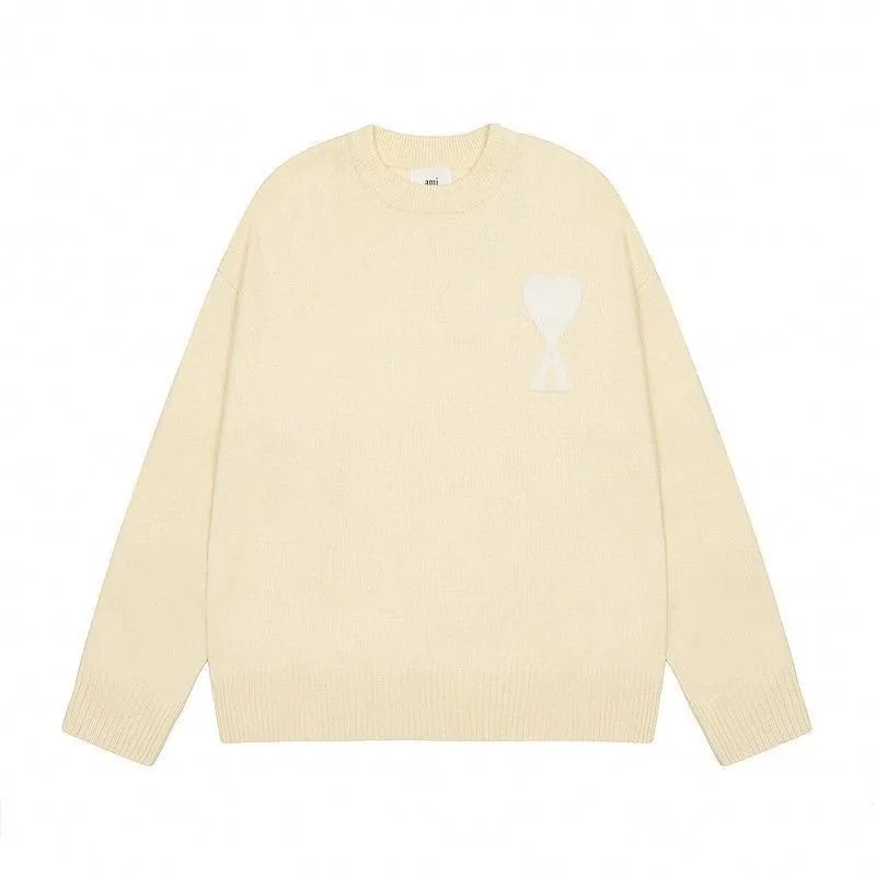 Ami Paris Heart Jacquard Crewneck Sweater — photo 3