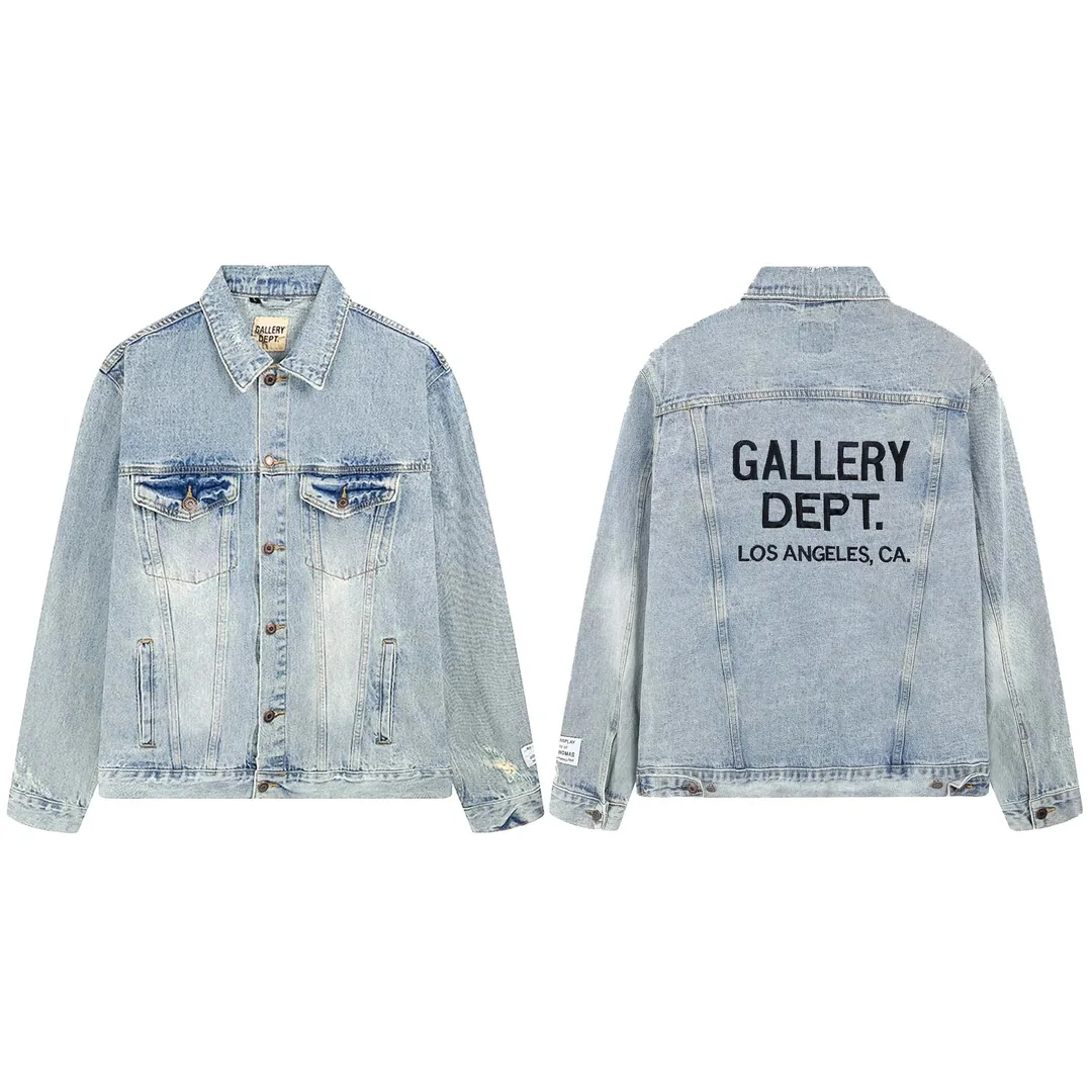 Zip-Up Denim Jacket