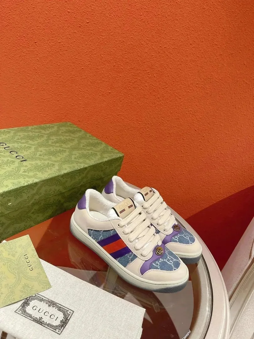 Gucci Screener Brown Skate Shoes — QC