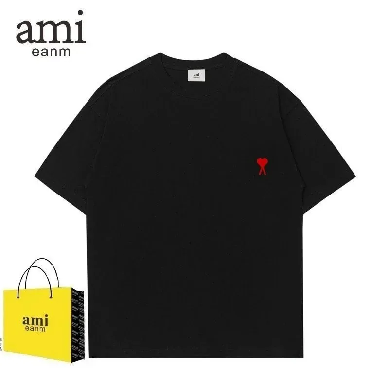 AMI Paris Heart Logo Polo Shirt and Tee Collection — QC