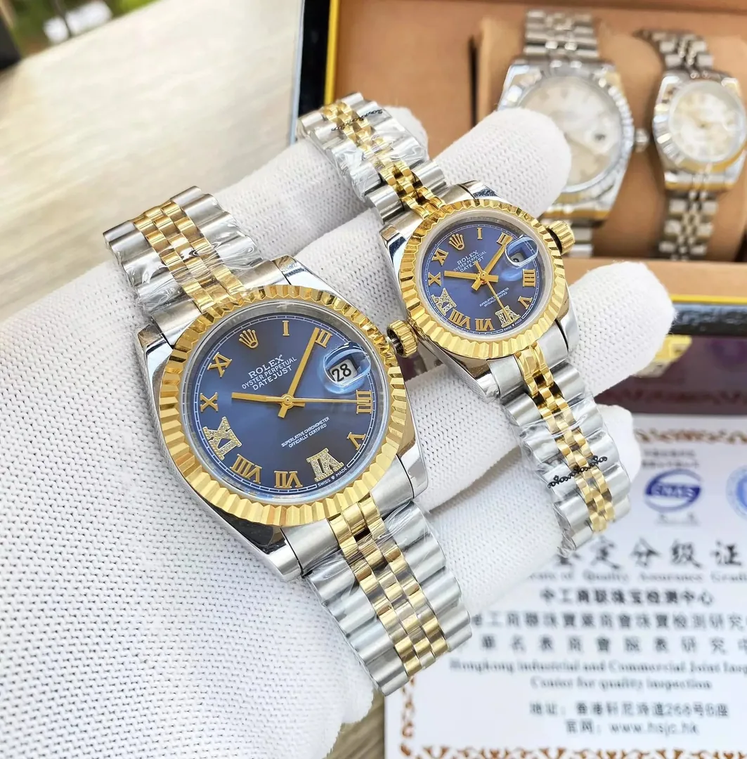 Rolex Datejust Pink Dial Watch — QC