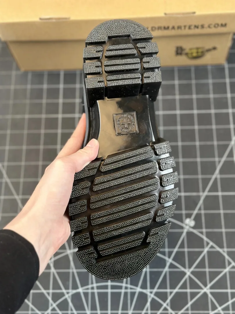 Dr. Martens Audrick Dr. Grey Nappa Platform Loafers — photo 6