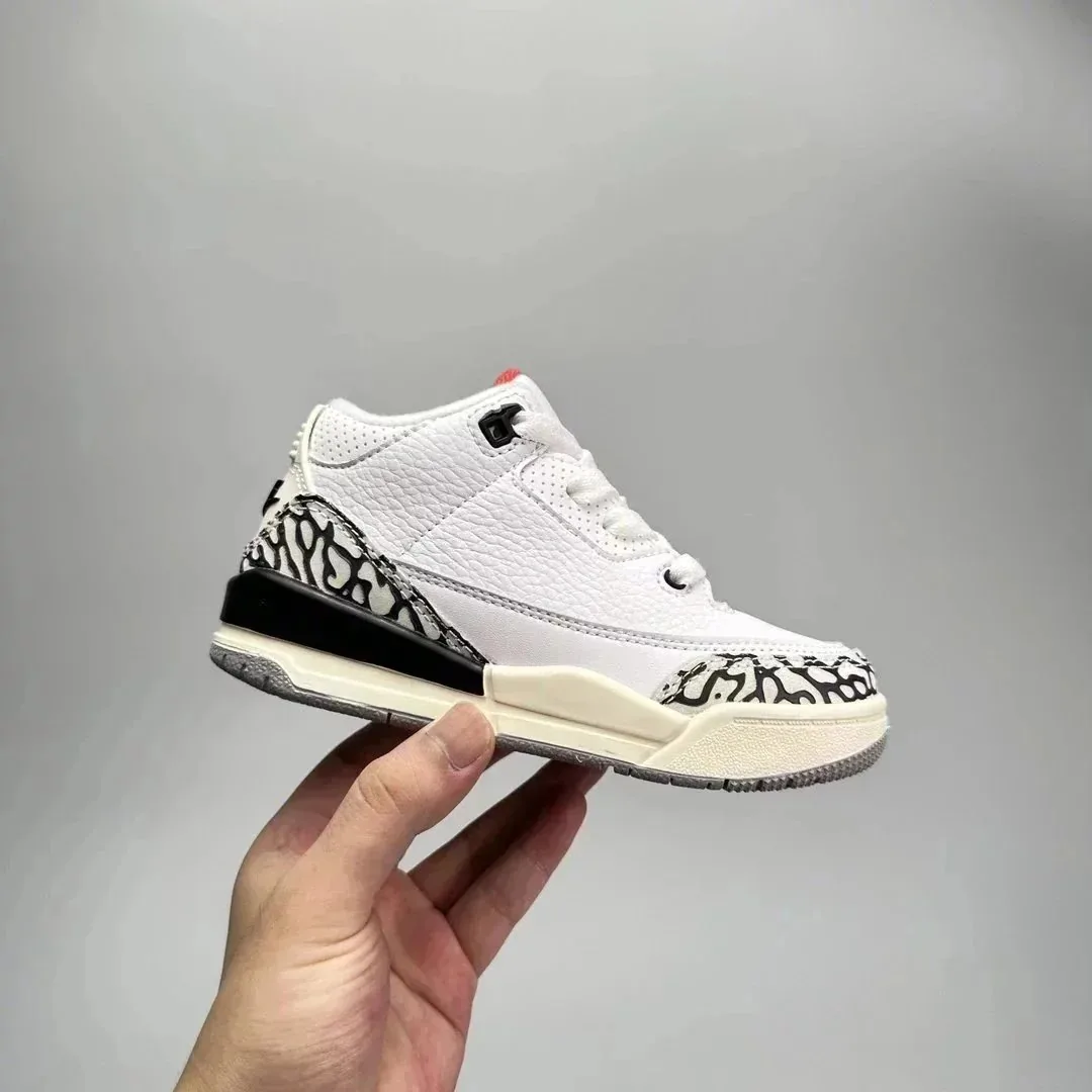 Jordan 3 Multicolor Kids Sneakers — Photo 4