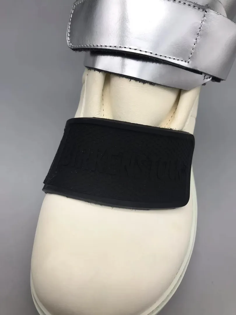 Rick Owens Cream RO BR High-Top Sneakers — Photo 3