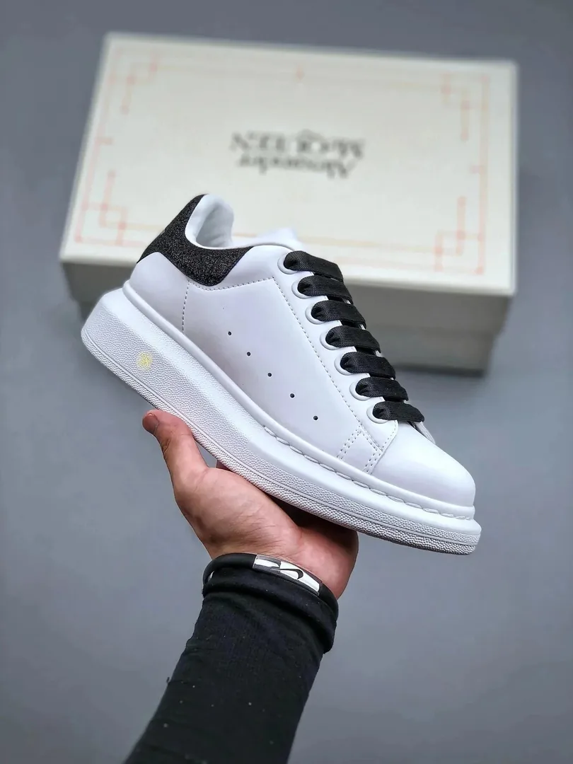 Alexander McQueen Oversized Sneaker White Breathable Platfor — photo 9
