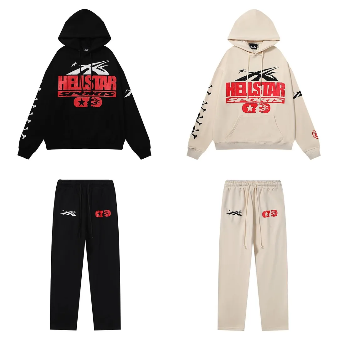 High Street Hooded Hoodie Set — Photo 2