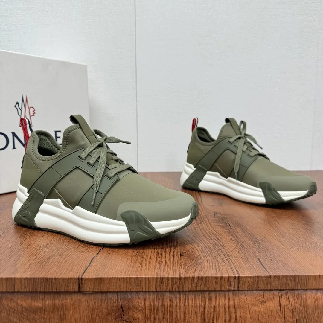 Moncler Black Lightweight Mesh Runners — QC