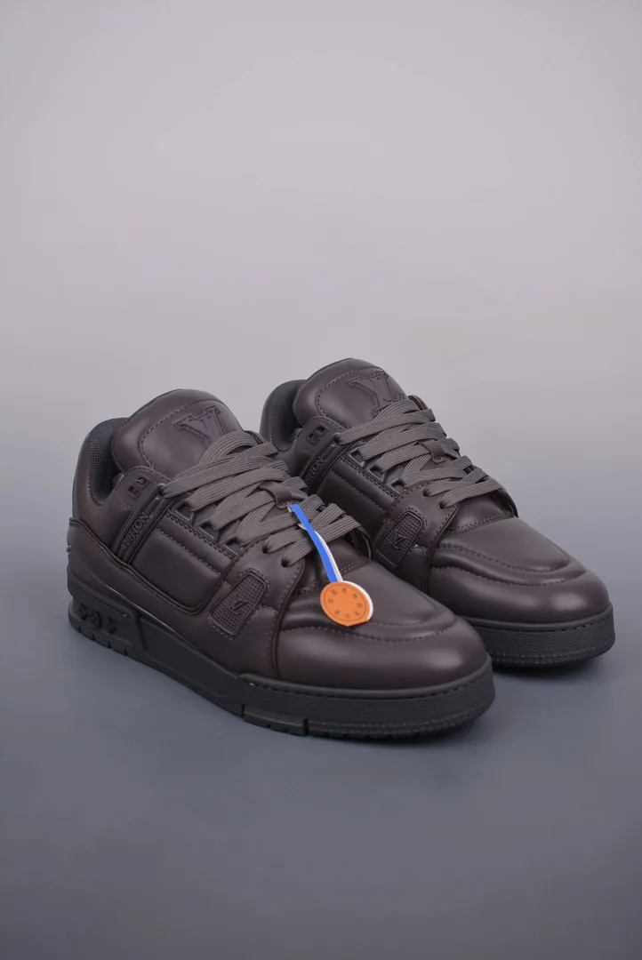 Louis Vuitton LV Trainer Black Limited Slip-Ons