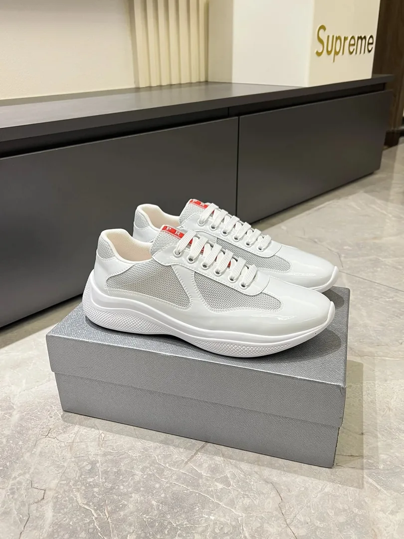 Prada America's Cup Beige Court Sneakers — photo 3