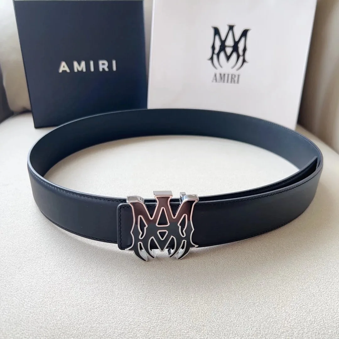 Amiri Double-Sided Leather Belt — Photo 5