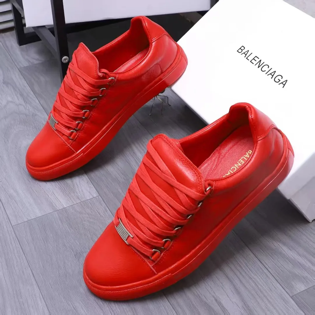 Balenciaga Arena Black Leather Sneakers — Photo 6