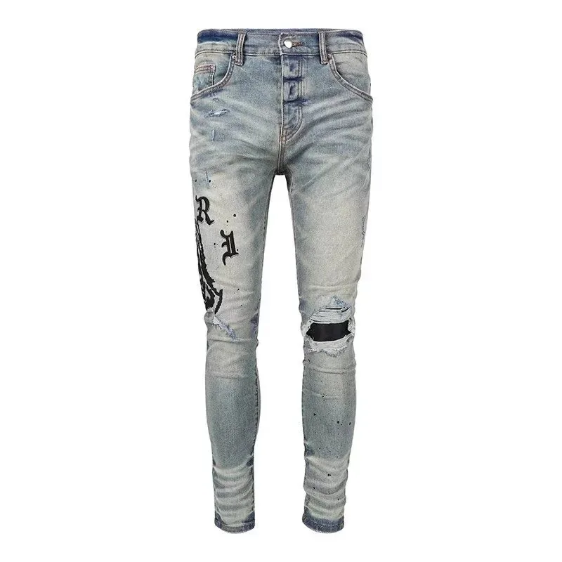 Amiri Distressed Denim Jeans Collection — Photo 9