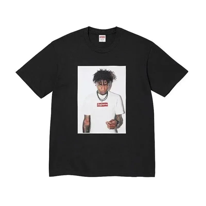 Supreme Box Logo Print Black T-Shirt Collection — Photo 13