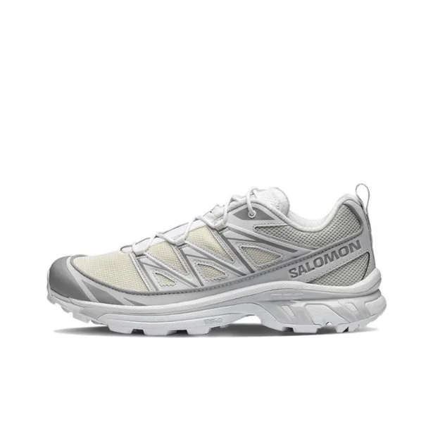 Salomon XT-6 Grey Lace-Up Sneakers — QC