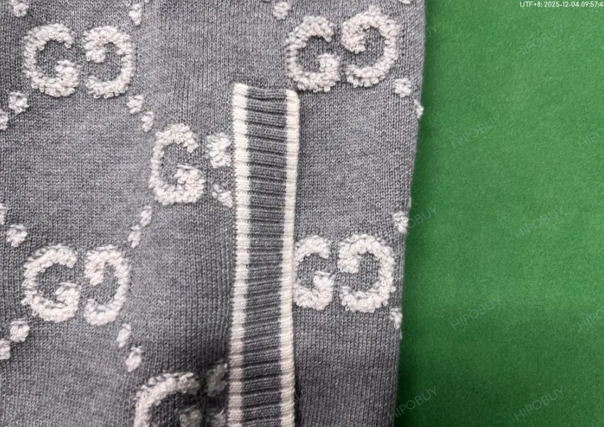 Jacquard Cotton Sweater — Photo 15