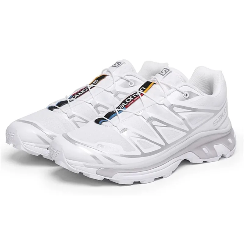 Salomon XT-6 Grey Lightweight Hiking Shoes — Photo 10