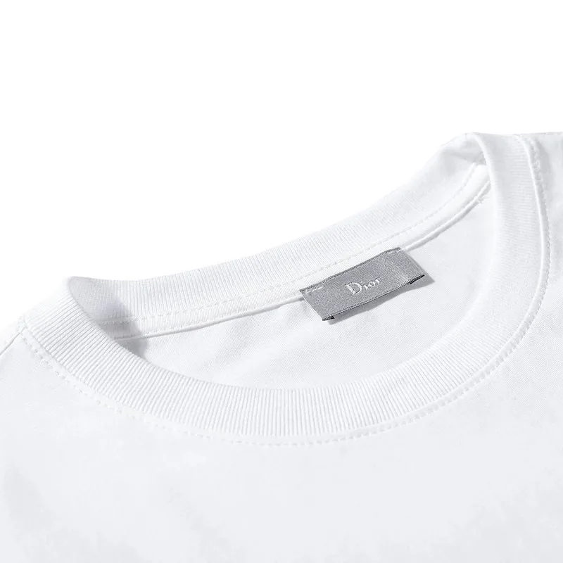 Letter Logo Cotton T-Shirt — QC