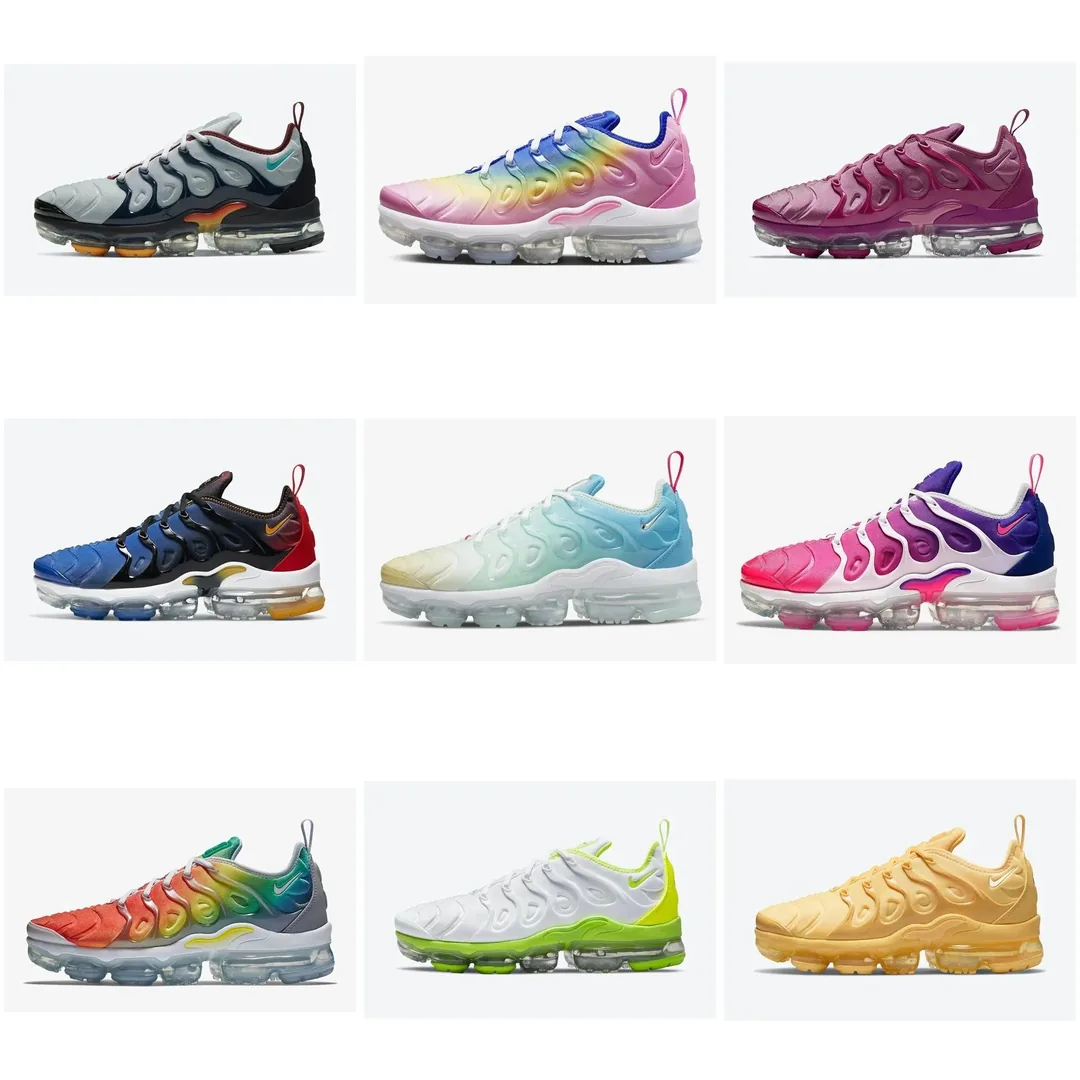 Nike Air VaporMax Plus Mesh Cushion Platform Sneakers