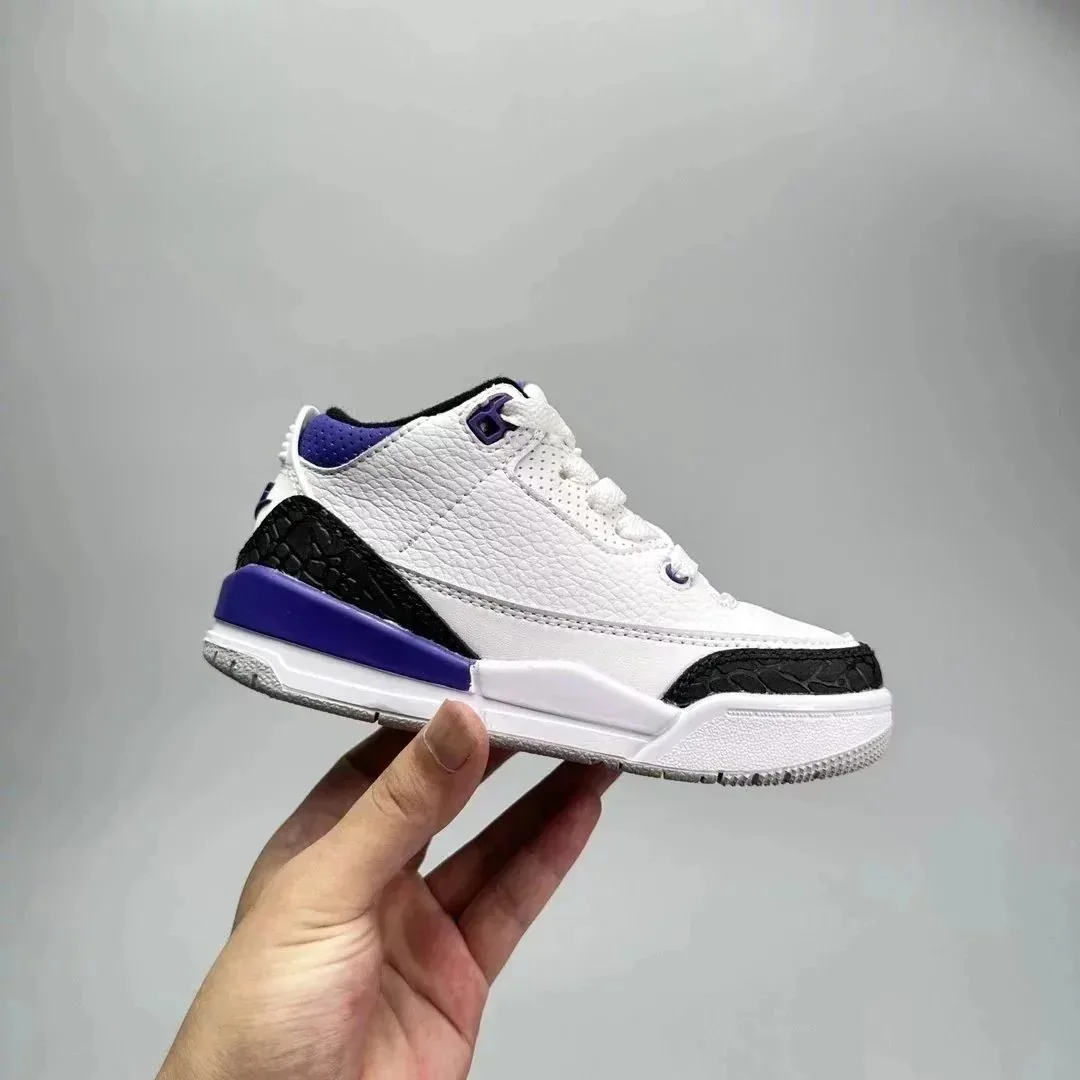 Jordan 3 Multicolor Kids Sneakers — Photo 3