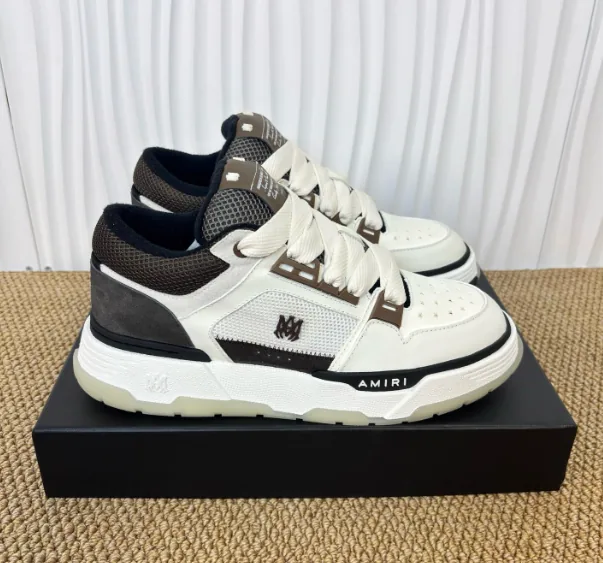 Amiri MA-1 White Grey Puffy Sneakers — QC