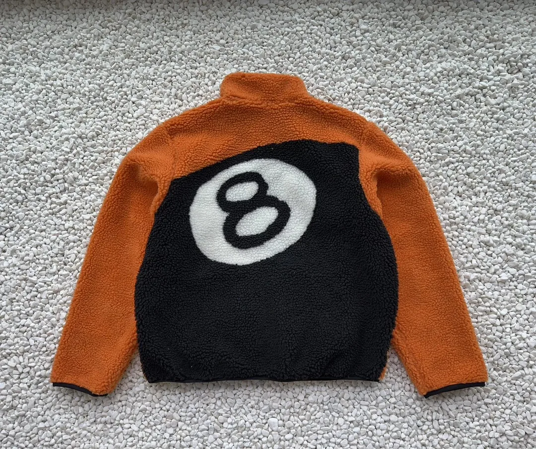 Reversible Eight Ball Shearling Jacket — Photo 4