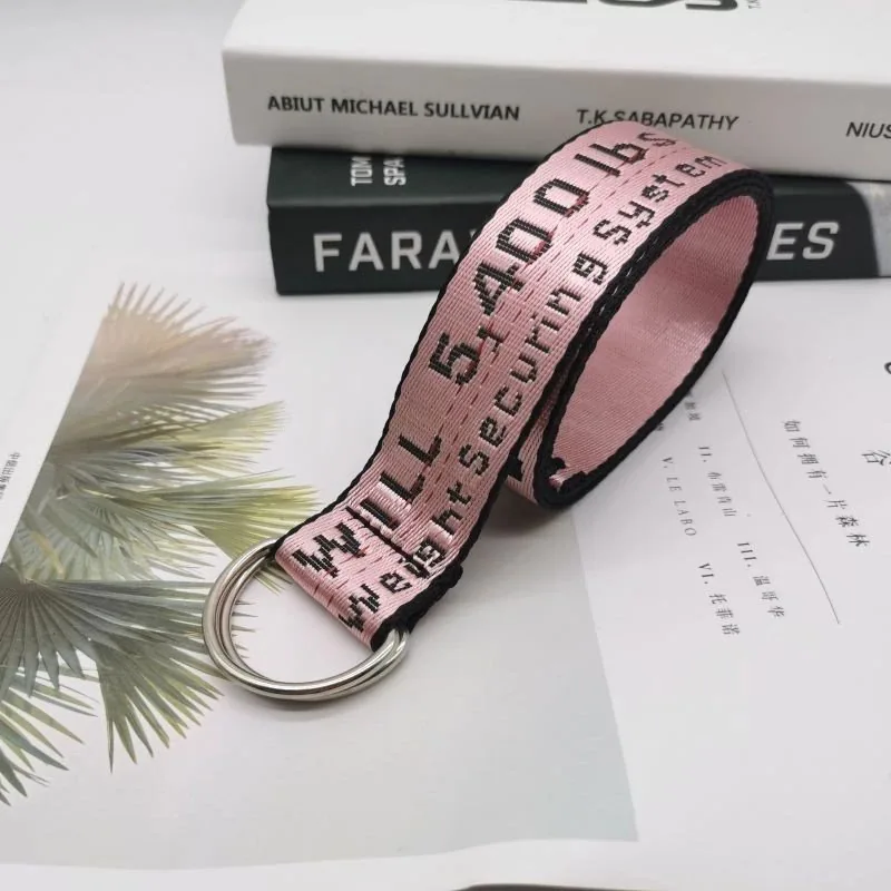 Off-White Double Ring Canvas Belt — Photo 5