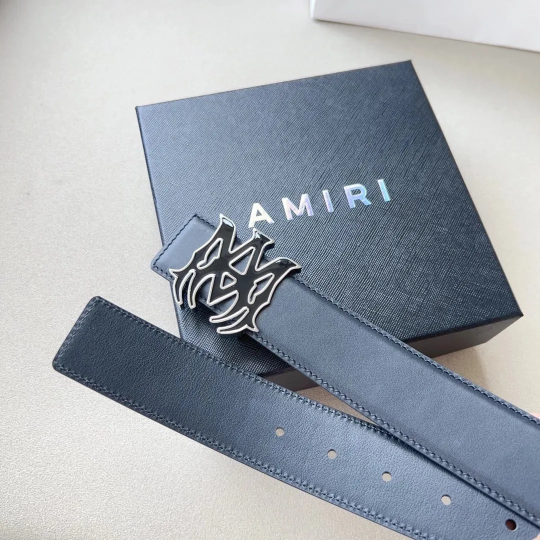 Amiri Double-Sided Leather Belt — Photo 6