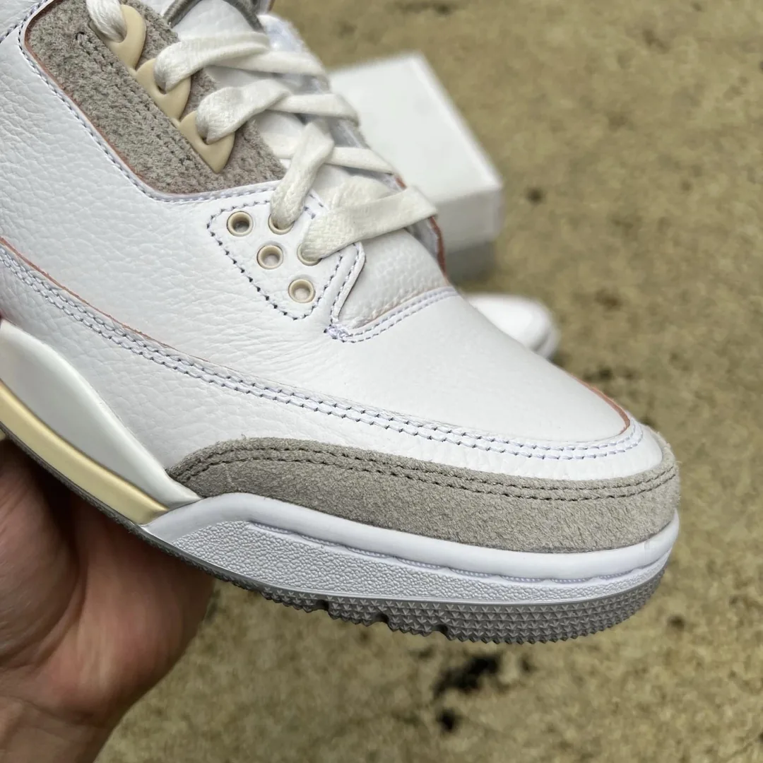Air Jordan 3 Cream White Grey — Photo 8