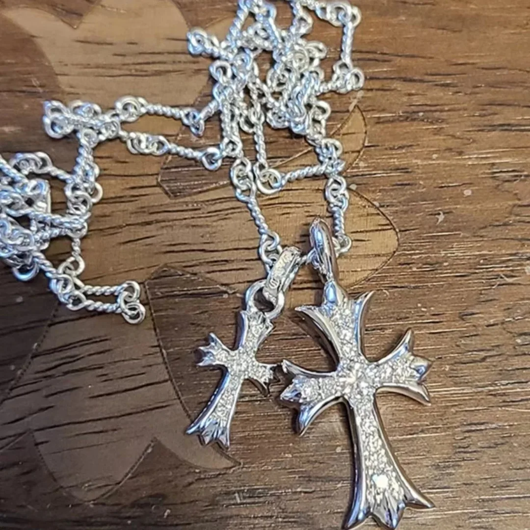 Chrome Hearts Cross Pendant Necklace — QC