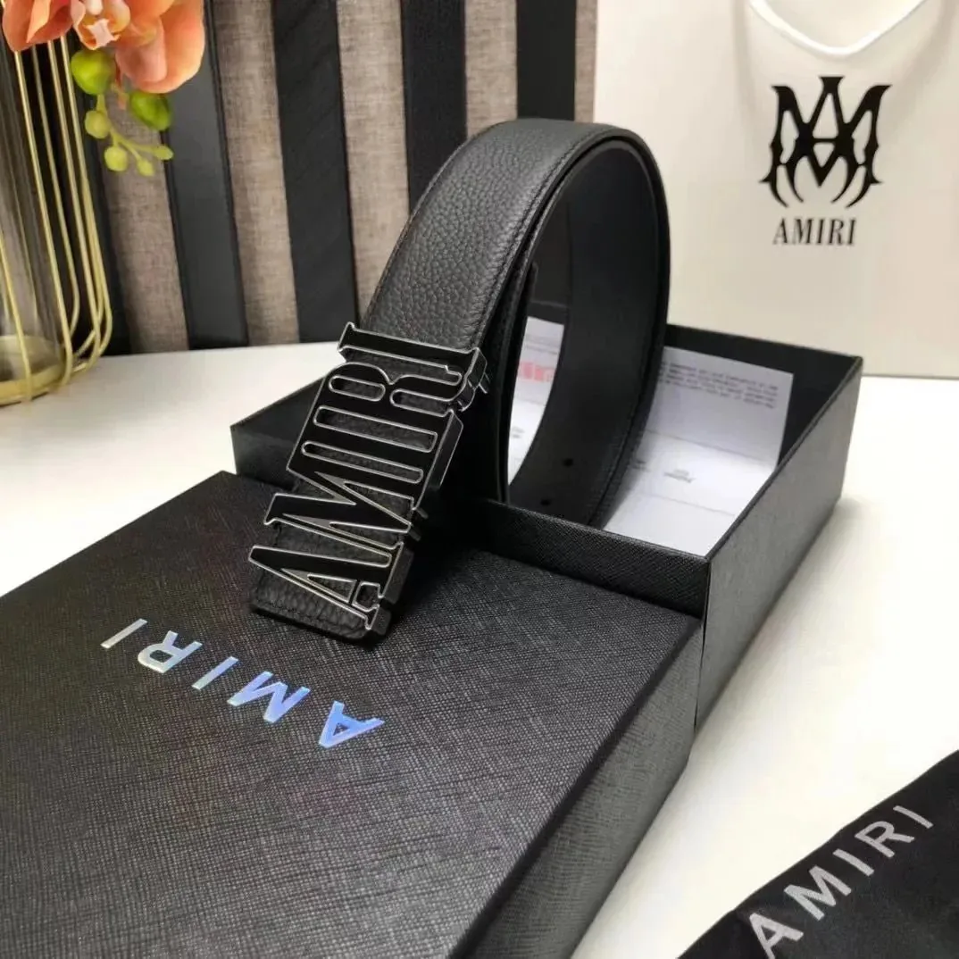 Amiri Leather Belt — QC