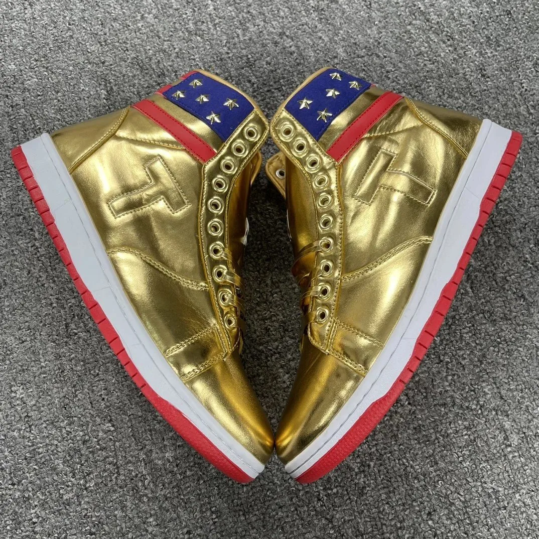 Trump Never Surrender High-Top Sneakers — Photo 9