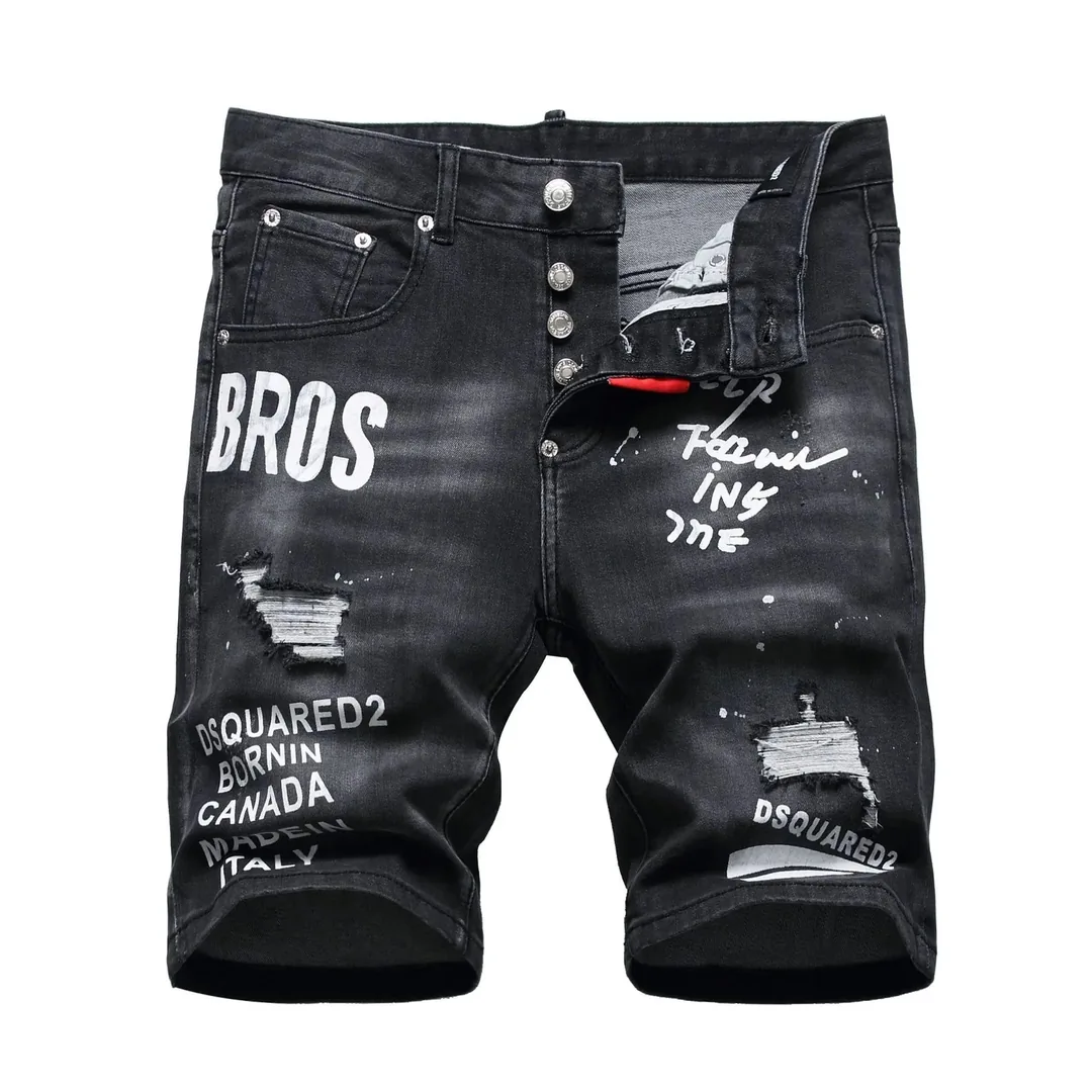 Amiri Distressed Denim Shorts Collection — photo 9