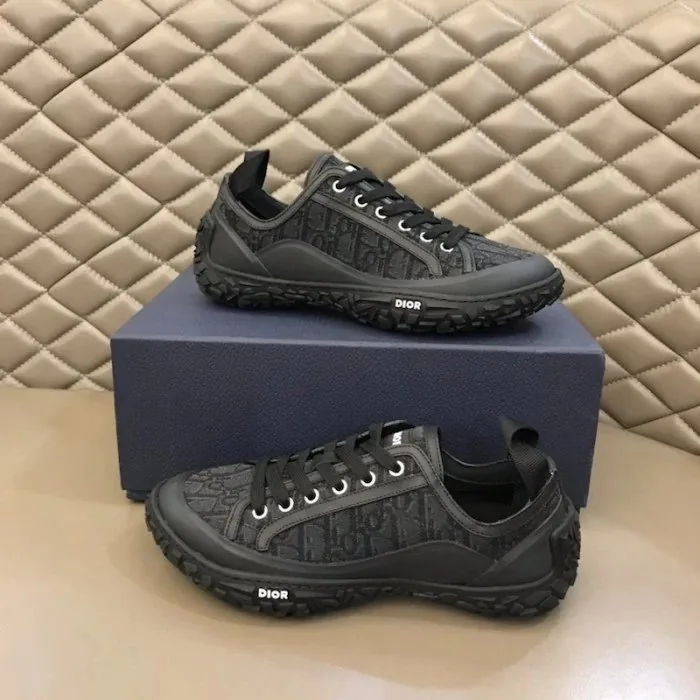 Dior Brown B-28 High-Top Sneakers — photo 12