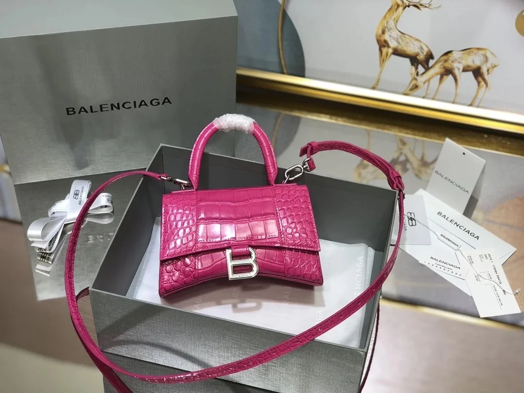 Balenciaga Hourglass Leather Bag — QC