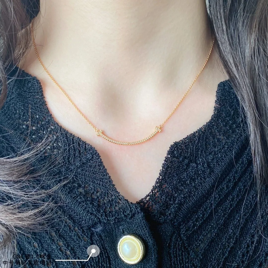 Tiffany Double T Diamond Necklace — Photo 5