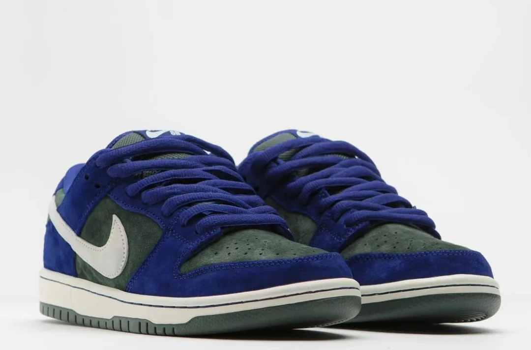 Nike Dunk Low Navy White Wildcard Tops — QC